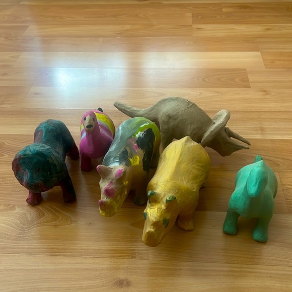 Cardboard Wild Animals 6 Pieces - Picture 3 of 17
